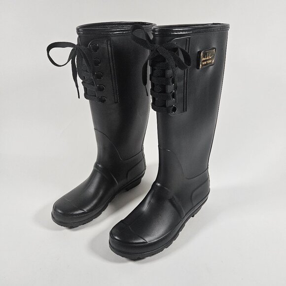 Nicole Miller Shoes - Nicole Miller New York Women's Size 9 Combat Rain Boots